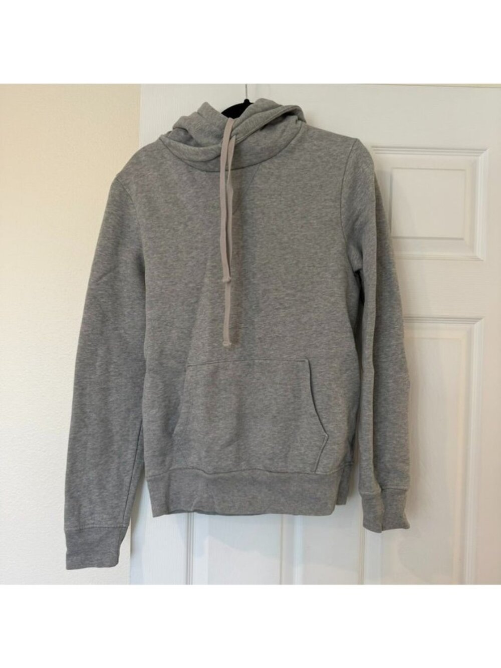 All Saints Cotton Blend Gray Hoodie Sweater Size Small